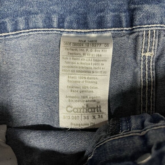 Carhartt Carpenter Jeans Men's 38x34‎ Bungaree Fit - Picture 5 of 10